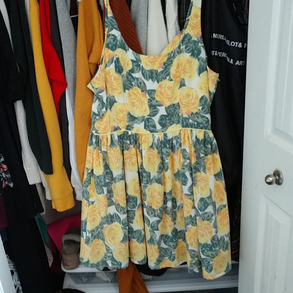 Floral print dress
